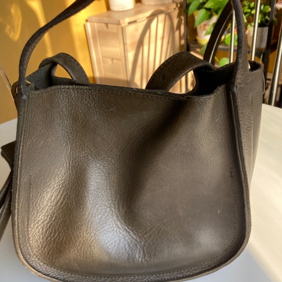 Madewell Dark Olive Leather Shoulder Bag - Picture 5 of 6